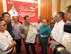Silaturahmi dengan Wartawan, Pj Gubernur Bahtiar Baharuddin Paparkan Program Kerjanya