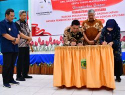 Pinrang Daerah Ke-13 Teken NPHD, Pj Gubernur Ungkap Rasa Bangga