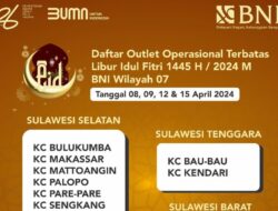 Jelang Idul Fitri, BNI 07  Makassar Buka Layanan Terbatas