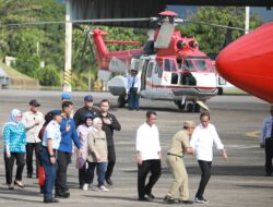 Danny Pomanto-Indira Antar Presiden Jokowi ke Bandara Pasca Kunker di Sulsel