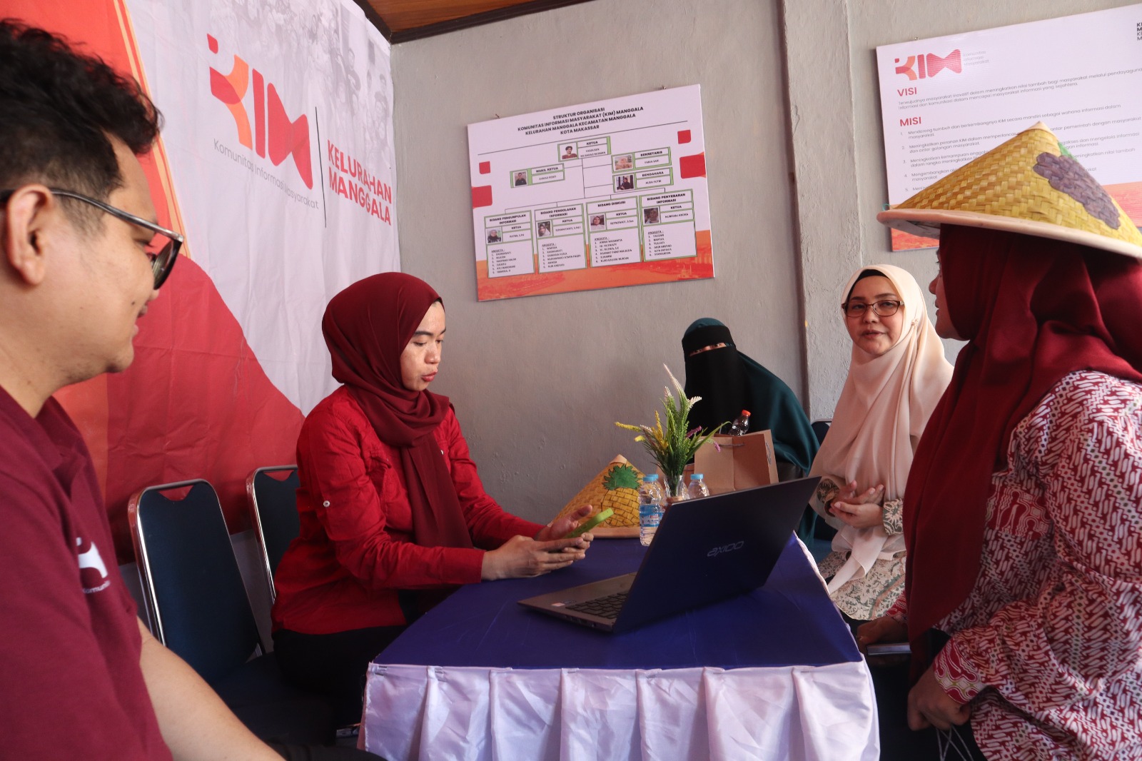 Tim Verifikasi Apresiasi Kreatifitas Digitalisasi KIM Manggala Binaan Diskominfo Makassar IMG-20240902-WA0005