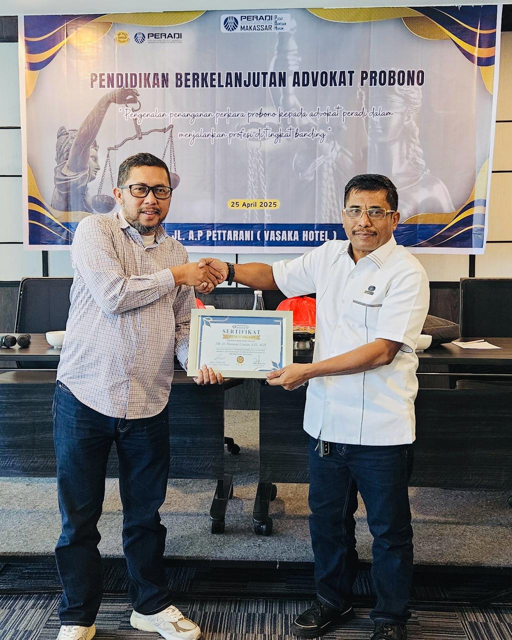 Jelang Muscab, Hasman Usman, Siapkan Kantor DPC Peradi Makassar IMG-20250425-WA0011