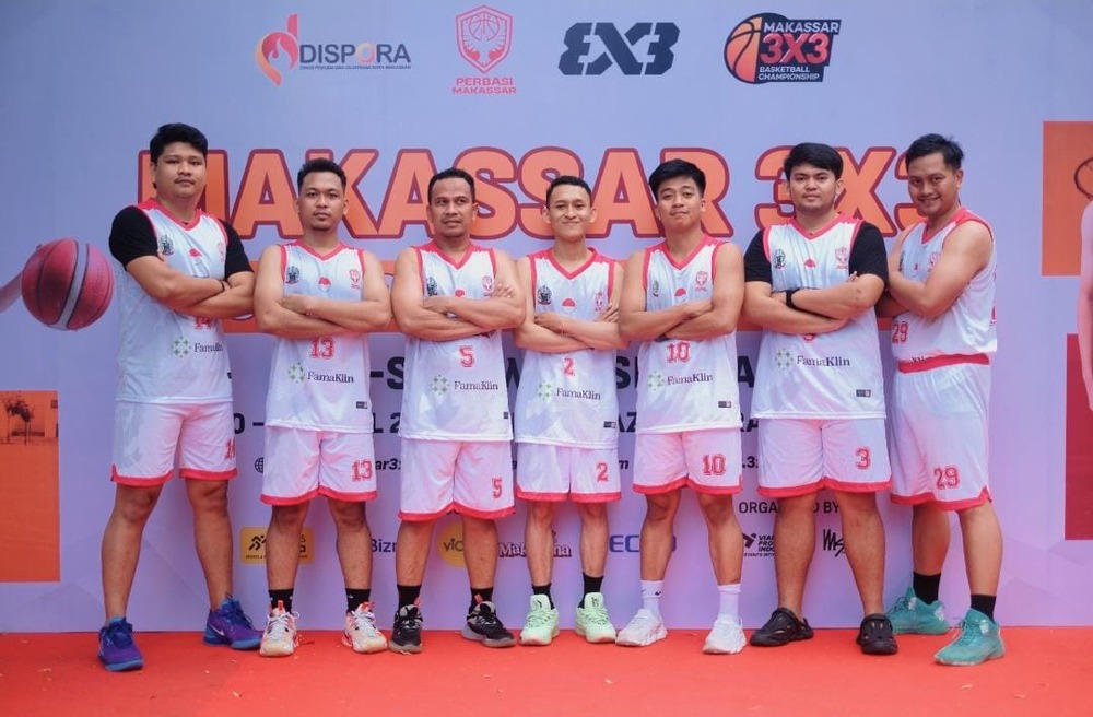 Pemprov Sulsel Turunkan Tiga Tim Ikuti Makassar 3X3 Basketball Championship Perbasi