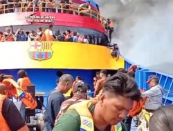 KM Bercelona V Terbakar, Lima Orang Meninggal