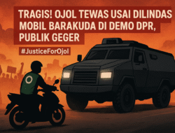Tragis! Ojol Tewas Usai Dilindas Mobil Baraccuda saat Demo DPR