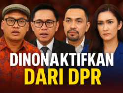 Uya Kuya, Eko Patrio, Sahroni & Nafa Urbach Resmi Dinonaktifkan dari DPR RI