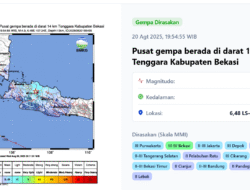 Gempa Guncang Bekasi, Belasan Rumah Rusak, Warga Diminta Tetap Waspada