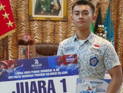 Kenzie Keitaro Latief Juara 1 Lomba Video Pendek Dalam Rangka HUT Ke-24 Partai Demokrat