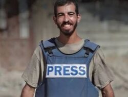 Jurnalis Palestina Saleh Aljafarawi Tewas Ditembak Saat Bertugas Meliput Bentrokan di Gaza