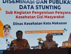 Kadis Kesehatan dan Kepala DPPKB Makassar Hadiri Diseminasi Data Stunting di Hotel Aston