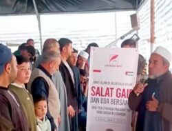 Ratusan Warga Palestina Gelar Salat Gaib untuk Tiga Prajurit TNI yang Syahid di Lebanon