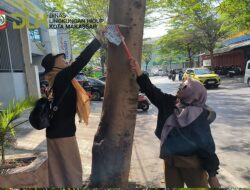 Pohon Bukan Papan Reklame, DLH Makassar Cabut Paku di Jalur Hijau Kota